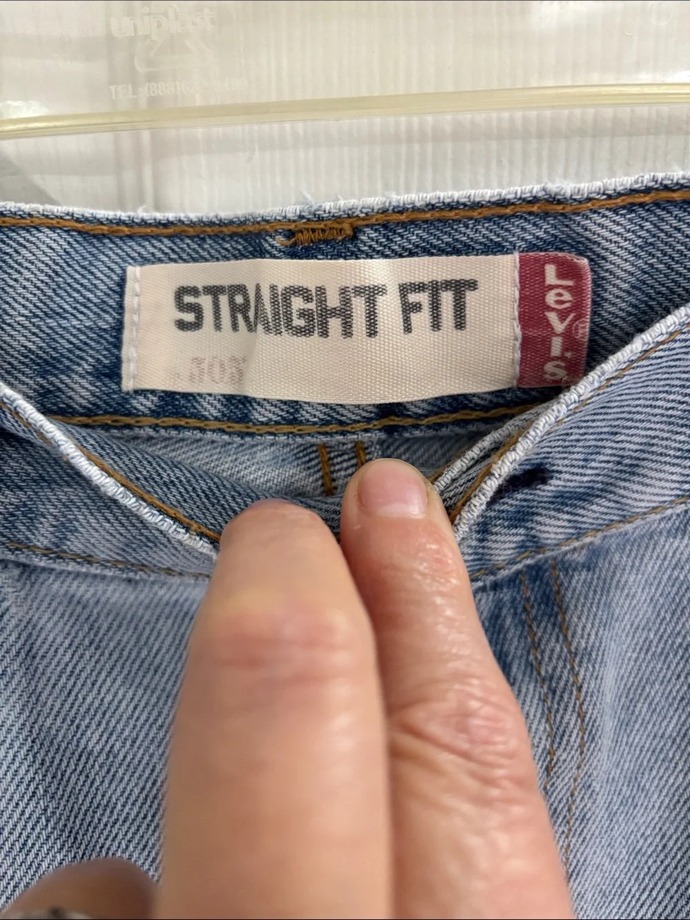 Levis 505 Blue Men’s Straight Fit Jeans - size 36x39 Mexico
